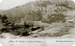 La gueule du Loup, à l'entrée de Namur, sur la Sambre